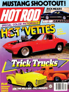 HOT ROD 1987 MAY - VETTES, SPS-MUSTANG, BLACK-CAMARO